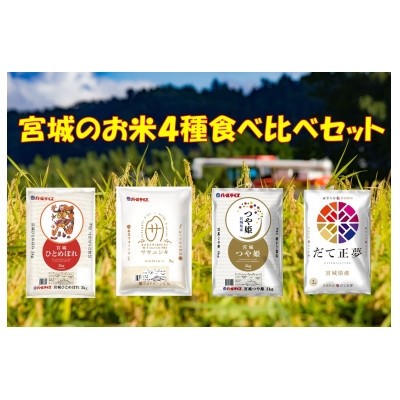 
                  みやぎ米4品種食べ比べセット(2kg×4袋)【1289474】
                
