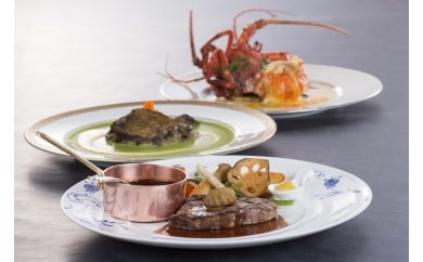 113グリル片山　食事券A　食事券 レストラン コース料理 フランス料理 伊勢志摩 伊勢市 記念日 ギフト 贈り物 伊勢海老 あわび 松阪牛