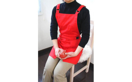 ショートエプロン 日本製 Ｍサイズ color：カーキ