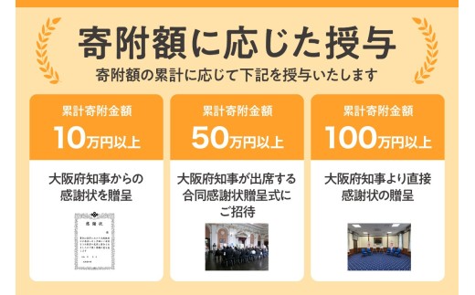 【返礼品なし】摂津高等学校への寄附