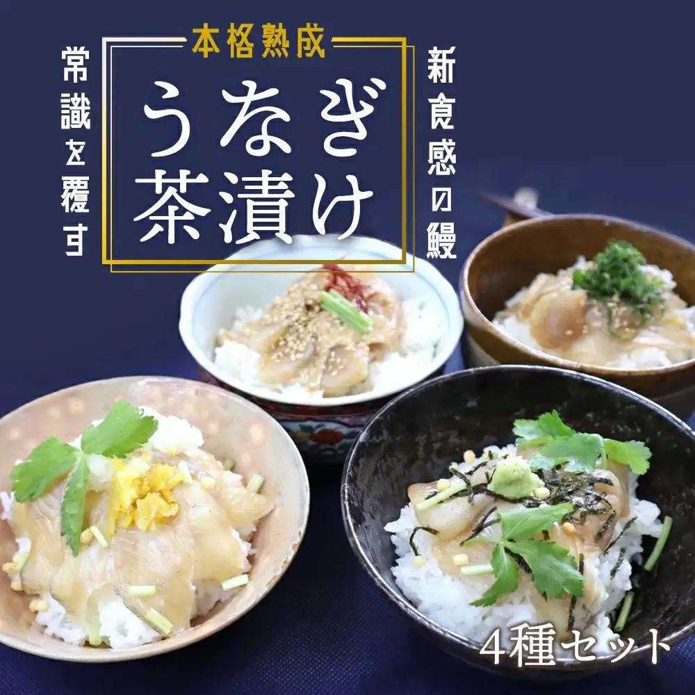 【4食セット】本格こだわり熟成/最高級うなぎ龍鰻茶漬けセット