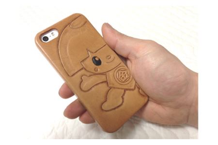 本革 きんたくんiPhoneカバー（iPhone6，6s，7用）［No.044-02］