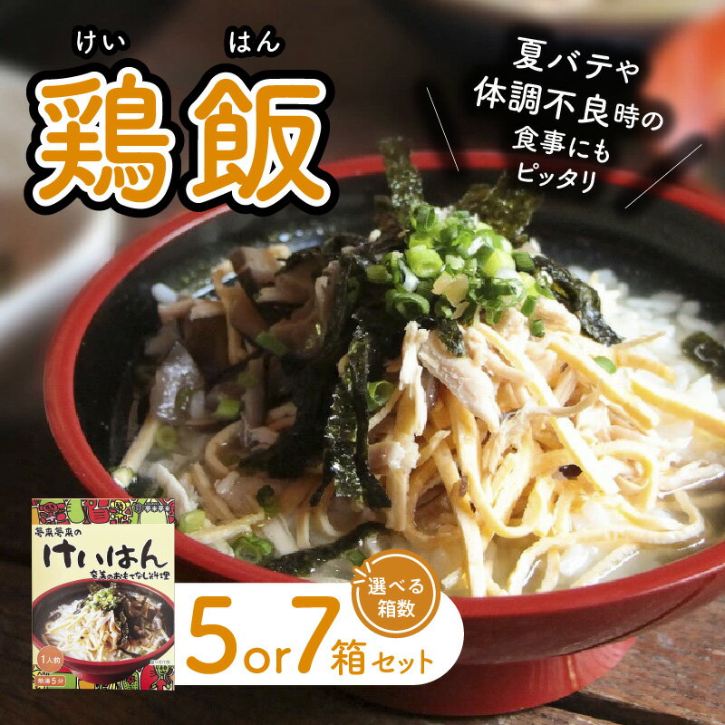 【ふるさと納税】＜選べる箱数＞島料理 定番 鶏飯 けいはん 5箱 7箱 セット 郷土料理 惣菜 総菜 ご当地グルメ ご飯 地元めし ソウルフード 三環舎 鹿児島 奄美市 おすすめ ランキング プレゼント ギフト