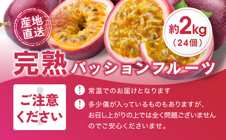 【2026年夏発送】パッションフルーツ (2kg24個入りバラ詰) 2026年6月～出荷開始 リリコイ 南国フルーツ デザート 人気 鹿児島県  与論町