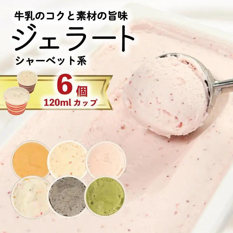 ジェラート 詰め合わせ 120ml 6個  シャーベット系 のみ