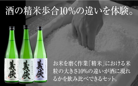 義侠　純米吟醸原酒セット 【山忠本家酒造株式会社】 清酒 日本酒 地酒 飲み比べ 【配達不可：離島】[AEAD003]