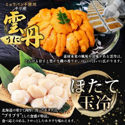 ふるさと納税 弟子屈町 【無地熨斗】鱒いくら醤油漬け100g×5個 うに200g ホタテ300g 北海道弟子屈町 3011 |  | 02