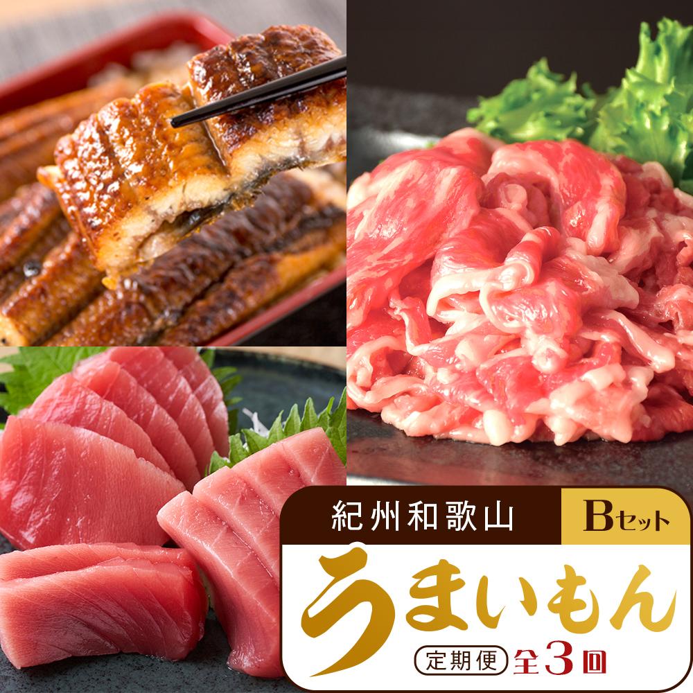 【ふるさと納税】【定期便 全3回】紀州和歌山うまいもんセットB（生まぐろ・うなぎ蒲焼・熊野牛）【UT126】 | 魚 お魚 さかな 肉 お肉 にく 食品 人気 おすすめ 送料無料