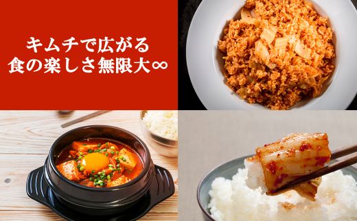 1J1【定期便3か月毎×４回コース】本格絶品キムチ3種セット（ねぎ・白菜・大根）
