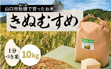 C121 あいお（秋穂）で育ったお米 きぬむすめ 1分づき米 10kg