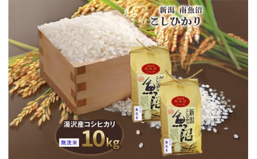 令和8年産 10kg〈無洗米〉 魚沼最上流域 南魚沼産 コシヒカリ 精米したてのお米をお届け 【湯沢産 コシヒカリ】