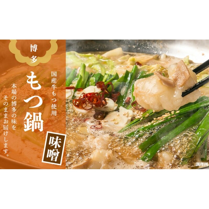 もつ鍋 味噌味 2～3人前 もつ 鍋 セット_イメージ2