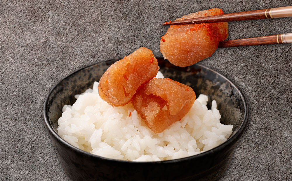 【2回定期便】無着色たらこ（一本物）・ 無着色明太子（一本物） 各1kg（500g×2） 1回あたり合計2kg