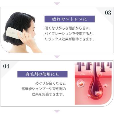 ふるさと納税 つくばみらい市 美ルル ブリリアントヘアーリフト(ヘアブラシ) ホワイト スカルプケア・頭皮マッサージ |  | 03