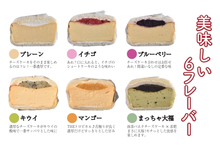 濃厚バスクチーズケーキを丸ごとサンド【メルチー】6個セット「サンドイッチのお店 Merci」おうちでふるなび美食体験 FN-Limited999678_F173