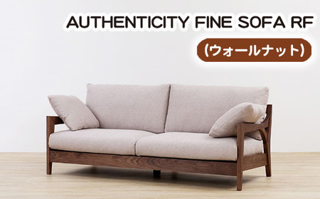 No.866-11 （ウォールナット）AUTHENTICITY FINE SOFA RF BE（ベージュ）