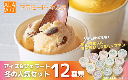 【先行予約】【冬の人気セット】アイス＆ジェラート 12個×146ml 食べ比べ 詰め合わせ セット新潟県 |五泉市 アイス [12月以降順次発送]