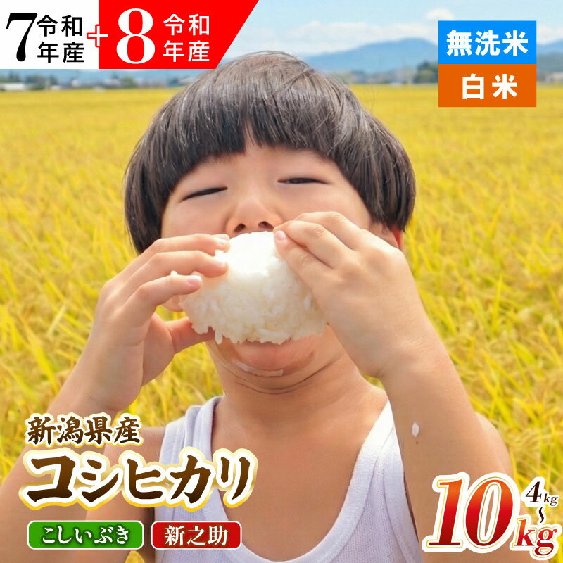 【ふるさと納税】 7年+8年産受付中 5kg 10kg 新潟県産 コシヒカリ こしいぶき 新之助 選べる 配送月 容量 4kg 5kg 10kg 単品 定期便 3回 6回 精米 無洗米 四代目 悠助 コンテスト入賞 米 新米 定期便 新発田 新潟 D71P
