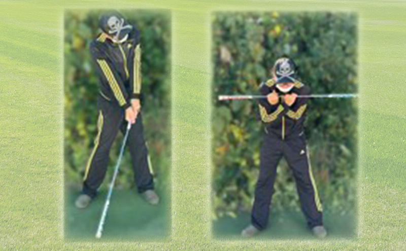 【ふるさと納税限定仕様！】スチール・スティック ゴルフスイング練習機 フィットネス ゴルフ用品 練習用