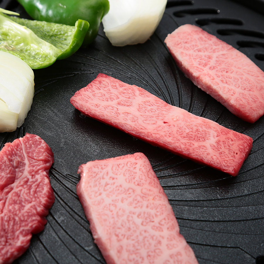 雪降り和牛尾花沢焼肉切り落とし用　390ｇ