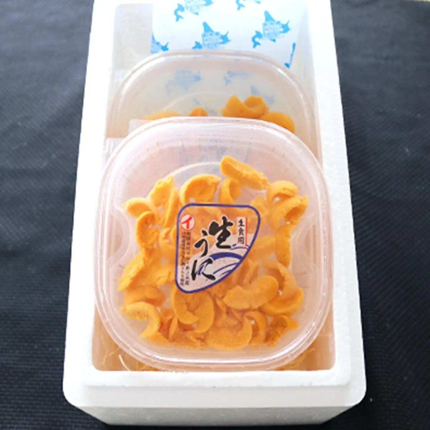 エゾバフンウニ(赤系)無添加塩水パック50～60g×1P[11月上旬以降発送] G-71002