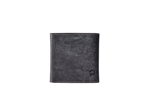 ラフトレザーズ RAFT LEATHERS 本革製三つ折り財布(ショルダーベルト付き)(ネイビー)/ イタリア製 本革 革 財布 三つ折り財布 高級 おしゃれ サイフ さいふ メンズ レディース ネイビー 紺色