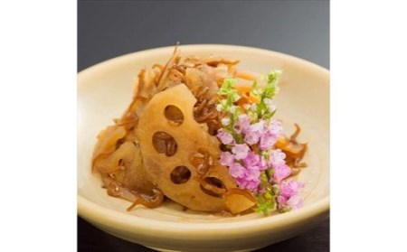 [卯之庵特製／料亭卯之庵の味] じゃこれんこん (瓶詰め2本セット) [3019]