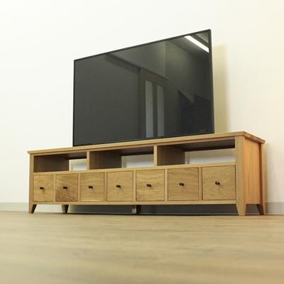 ふるさと納税 大川市 テレビボード　TONGARI　7oak-na　オーク　156cm　大川市　WAプラス |  | 01