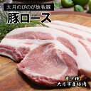 【ふるさと納税】【希少豚】大月のびのび放牧豚【カツ・ステーキ用ロース】750g 以上(約150g×5)