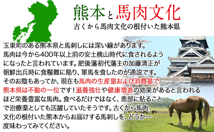 【国内肥育】熊本特産★赤身馬刺し320g+タレ100ml付き 《30日以内に出荷予定(土日祝除く)》熊本県 苓北町 馬刺し 送料無料 肉---rh_fjakami_30d_r7_18500_320g-