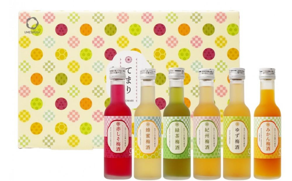 
なでしこのお酒「てまり」180ml梅酒6本セット
