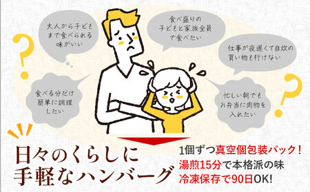 ハンバーグ 鉄板焼き 肉肉ハンバーグ  デミグラスソース 20個 《30日以内に出荷予定(土日祝除く)熊本県 国産 牛肉 豚肉 鶏肉 ハンバーグ 専門店監修 小分け デミ肉