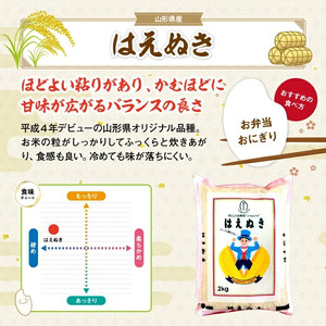 SD0218　令和7年産 【精米】 山形米 4銘柄味比べセット 計8kg(2kg×4袋) AB