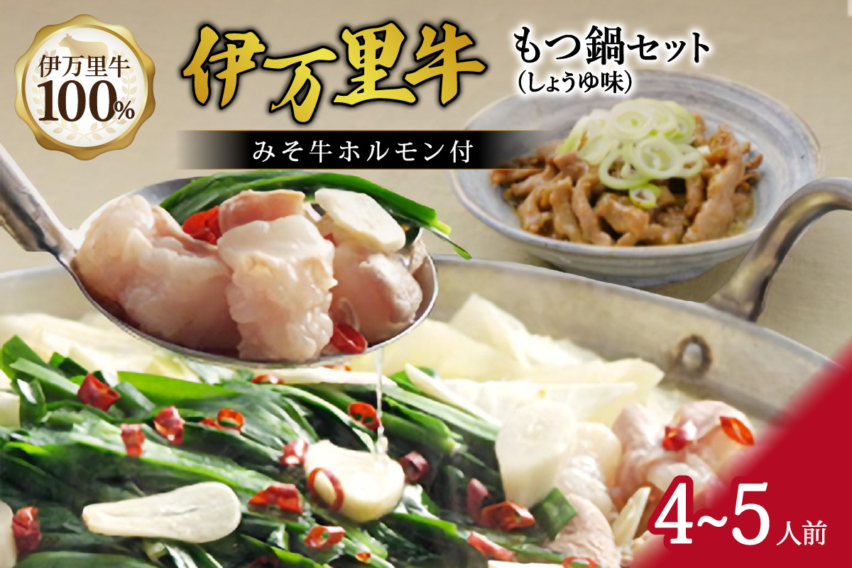 伊万里牛もつ鍋セット 4人前～5人前 007-J2127