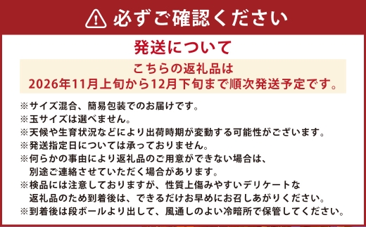 長崎県産温州みかん ご家庭用 約3kg