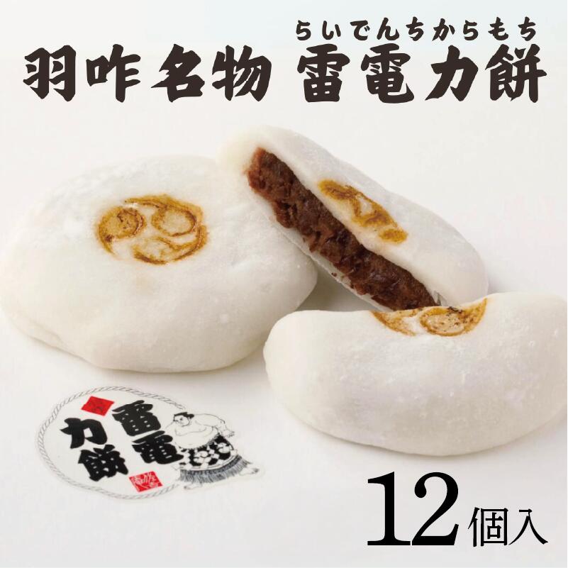 【ふるさと納税】 羽二重餅大福 12個 雷電力餅 菓子 餅 もち おもち お餅 羽二重餅 はぶたえもち 和菓子 わがし ギフト プレゼント 贈り物 母の日 父の日 敬老の日 誕生日 記念日 お祝い 大福 だいふく 石川 能登 羽咋 災害 復興 支援 復興支援