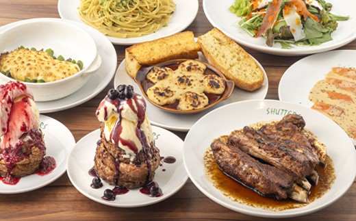 
                  【渋谷区オリジナル】SHUTTERS表参道限定デイナーコースプラン ペアお食事券
                