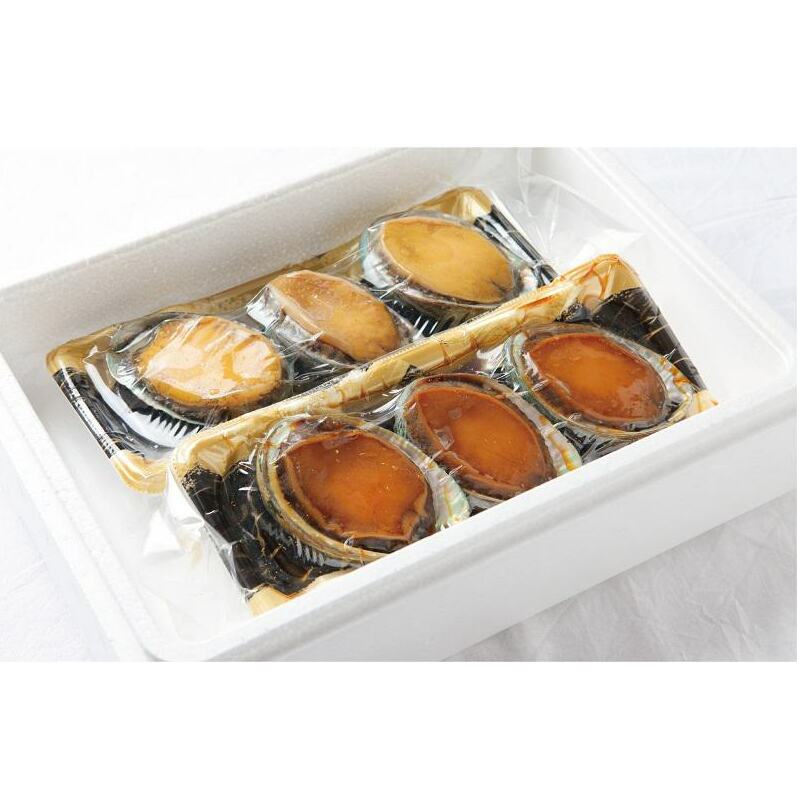 大ぶりサイズ１個80g厳選！あわび（蒸し・煮）合計 440g以上 099H1508_イメージ4