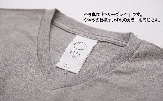 【ブラック】 EIJI T−SHIRT Vネック _SM17-2 ｜ 服 Tシャツ ティーシャツ 国産 日本製 大阪府 阪南市