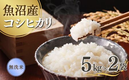 【先行予約】令和7年産新米 魚沼産コシヒカリ 無洗米 5kg×2袋 吉兆楽 新米コシヒカリ 新米コシヒカリ 新米コシヒカリ