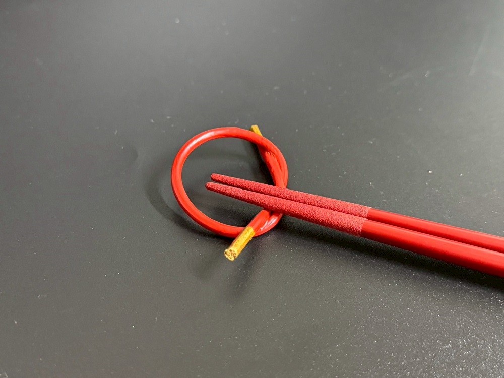 
            【限定一点物】村上木彫堆朱 結び箸置き5個  1046004
          