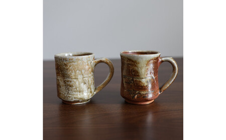 【信楽焼 土の子窯皆川陶房】マグ 穴窯焼成