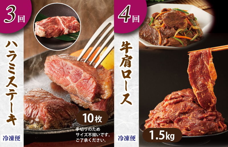 アキラ商店 肉三昧 プレミアム 定期便 全6回【毎月配送コース お楽しみ 焼肉 ていきびん 焼くだけ 小分け BBQ やきにく 数量限定】 099Z129