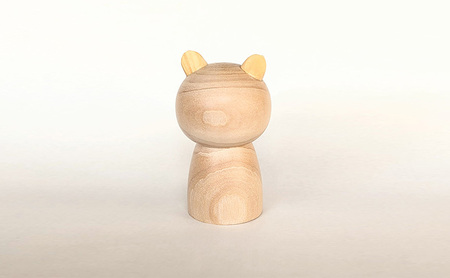 にゃんこけしの絵付け体験 2名様分チケット（オリジナルにゃんこけしを作ろう！）