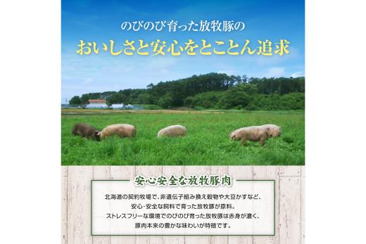 北海道産放牧豚 しゃぶしゃぶ肉（ロース・モモ）セット ×2セット【120005】_イメージ5