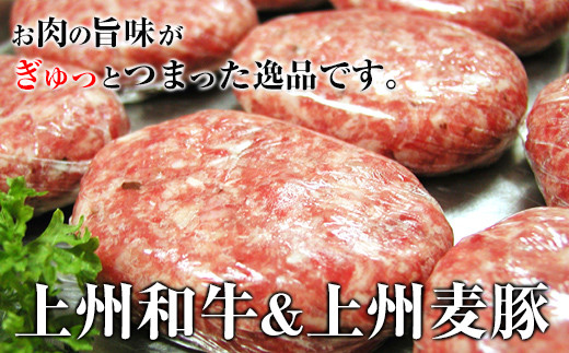 
手作り王様のハンバーグ（150g×6個）手ごね ハンバーグ 銘柄豚 ブランド豚 豚 肉 上州麦豚 上州和牛 牛肉 豚肉 セット お弁当 おかず 冷凍 F20E-954
