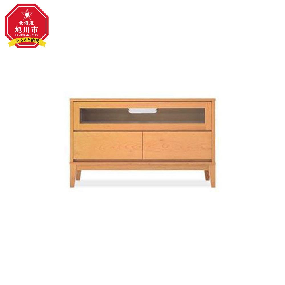 【ふるさと納税】旭川家具 MUKU工房オリジナル ムク TVボード 90 チェリー 【 国産 無垢 インテリア 木製 収納 ナチュラル テレビボード テレビ台 ローボード AVボード リビング 北海道 】 _03241 | インテリア ファニチャー 人気 おすすめ 送料無料