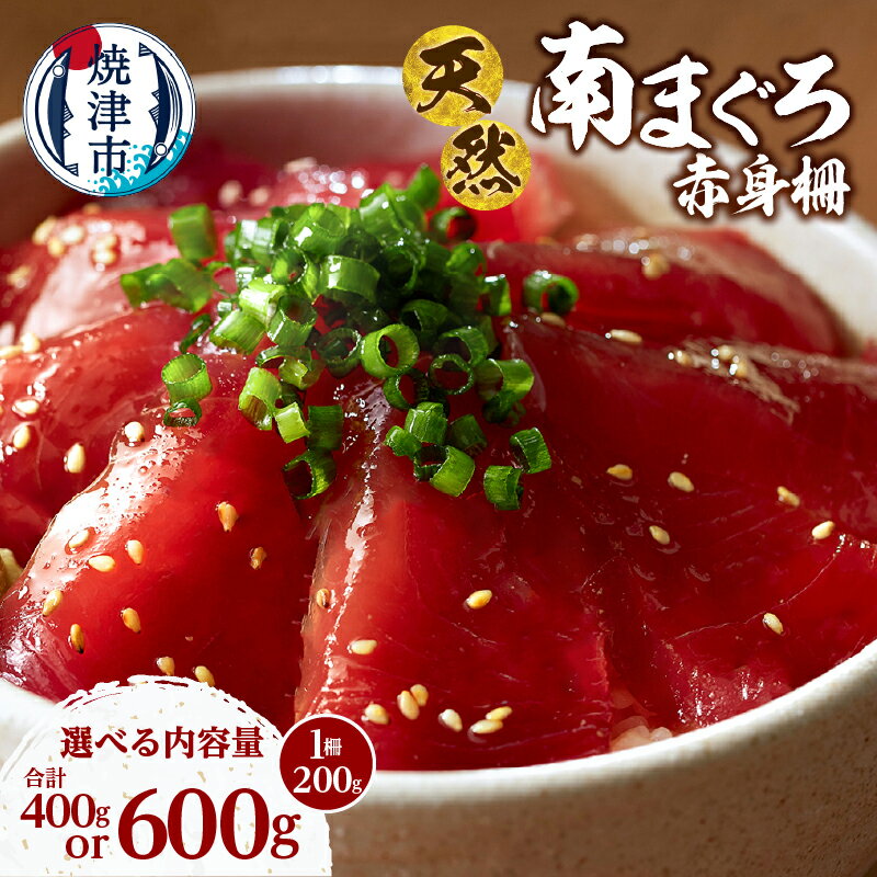 【ふるさと納税】 【選べる内容量】 マグロ まぐろ 200gずつ 400g 600g 個包装 パック 南鮪 ミナミマグロ 赤いダイヤ 天然 赤身 柵 冷凍 刺身 マグロ丼 アレンジ 絶品 高品質 選別 本場 海鮮 グルメ 流水解凍 便利 簡易包装 焼津 海の極 a10-1281 a14-115