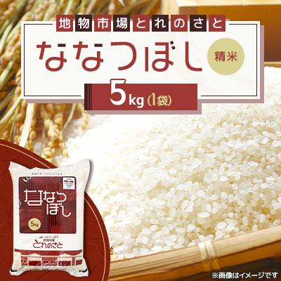 ふるさと納税 石狩市 令和7年産　ななつぼし精米 5kg×1袋