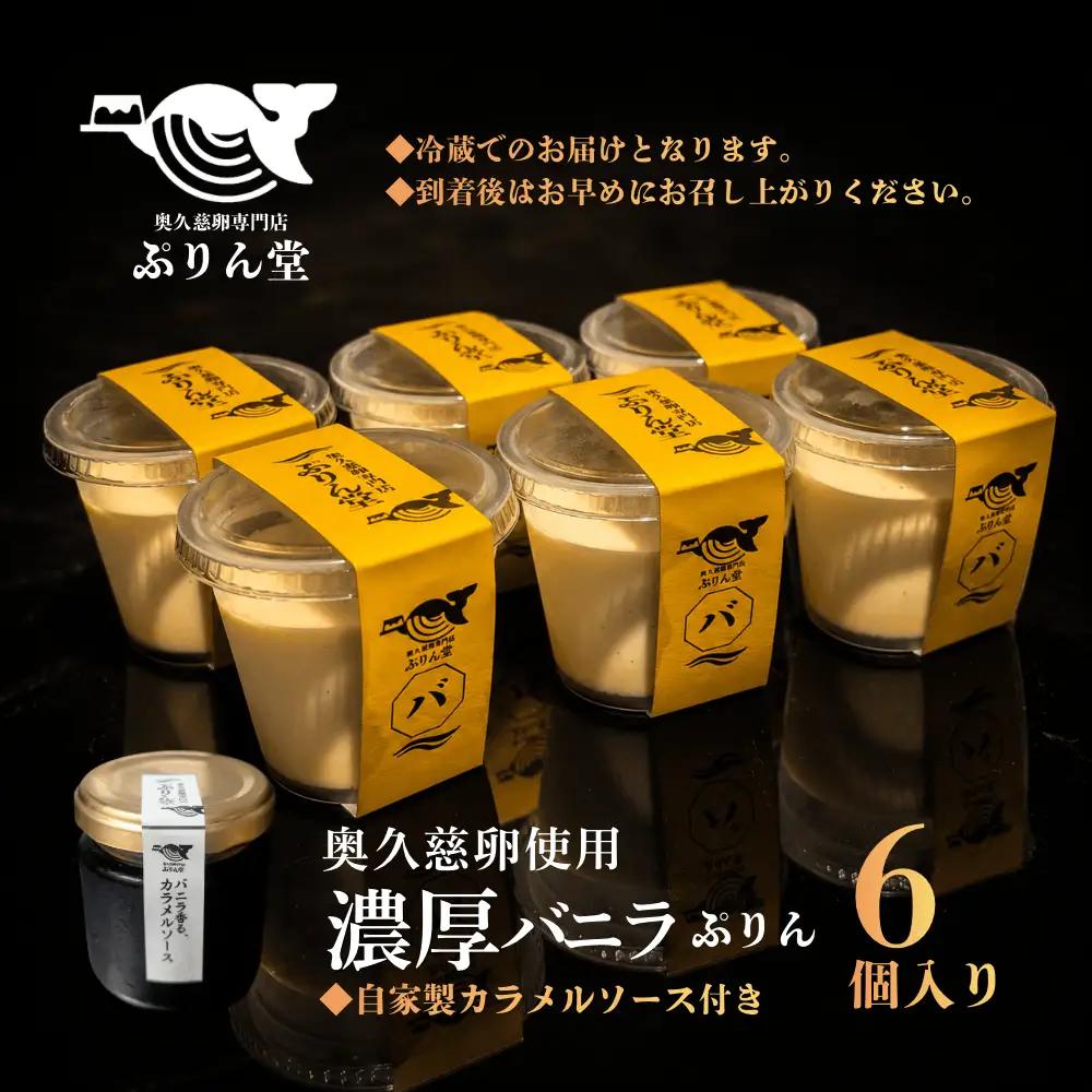 プリン 奥久慈卵使用 6個セットとバニラ香るカラメル 洋菓子 【プリン】【ho1700】